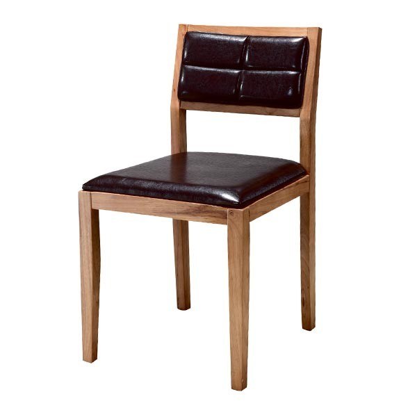 Silla de mango ajustable duradera y de moda silla de café de madera natural con cojín silla de comedor marcos a granel