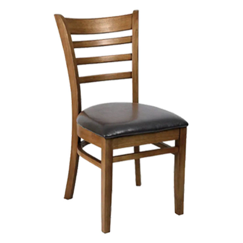 Silla de madera para comedor de hotel de madera sólida