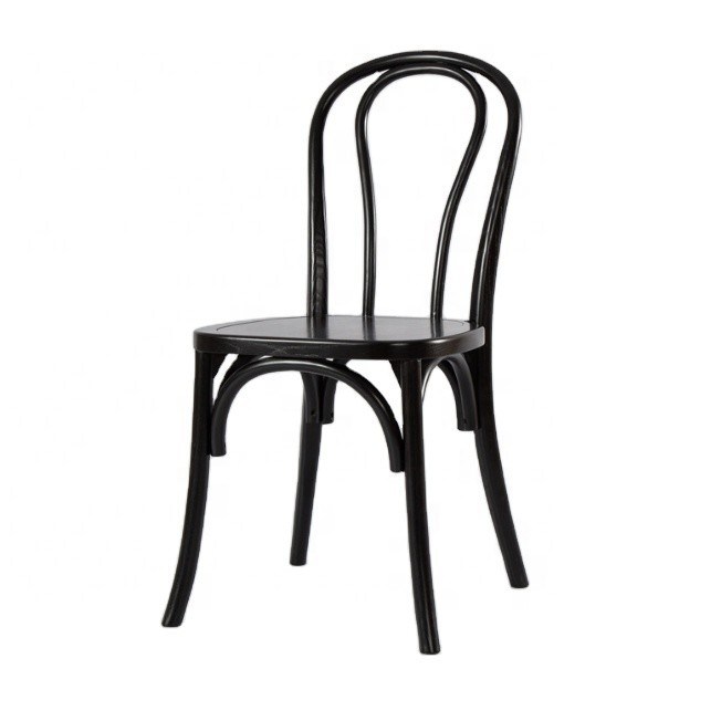 Materiales de caoba y ratán de origen chino Muebles para el hogar nórdico Marco de madera Banquete silla de comedor con madera maciza apilada