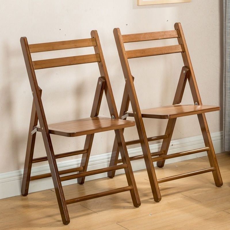 Silla de madera plegable de diseño nórdico para comer en restaurantes y ambientes hoteleros