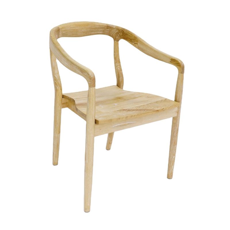 Villa Moderna de madera maciza apilada Banquete de bodas silla de madera para el comedor Muebles en Villa