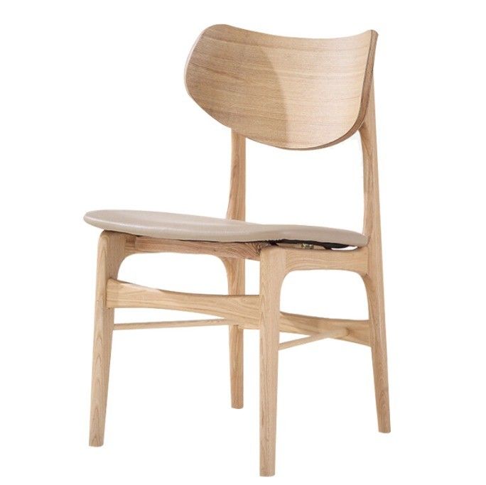 Silla de restaurante nórdica clásica W48cm*D50cm*82cm con sillas de madera tapizada de Burwood/Marrón
