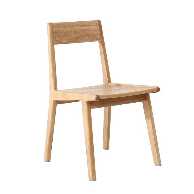 Sillas de comedor de madera maciza de estilo clásico nórdico para muebles de restaurante