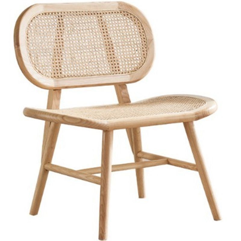 Material de cubierta de ratán estilo de diseño moderno silla de madera sólida para muebles de comedor de lujo competitivos