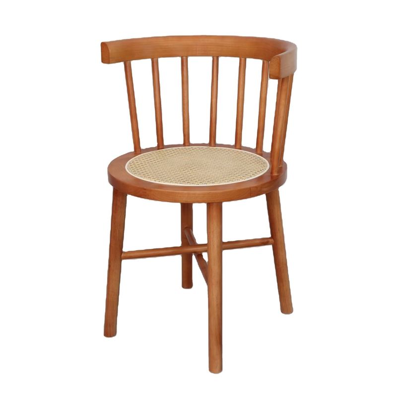 Colores personalizados Diseños del cliente aceptable Nordic Modern Rattan Chair Muebles de madera