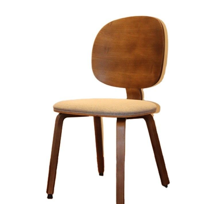 Silla de comedor muebles nórdicos sillas de madera tapizadas desmontable silla de café ensamblaje específico W44cm*D46cm*89cm
