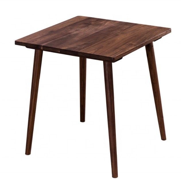 Color personalizado Sala de comedor de madera sólida Mesa de café cuadrada Moderna Luz de lujo Mesa cuadrada pequeña