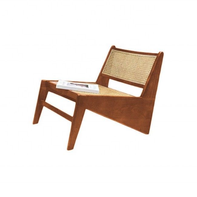 OEM/ODM estilo moderno Rattan de madera sala de estar creativa Patio silla de rattan silla trasera perfecta para el apartamento
