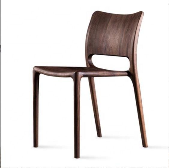 Agregue un toque de lujo a su cafetería y restaurante con una silla de comedor de madera sólida de alta gama