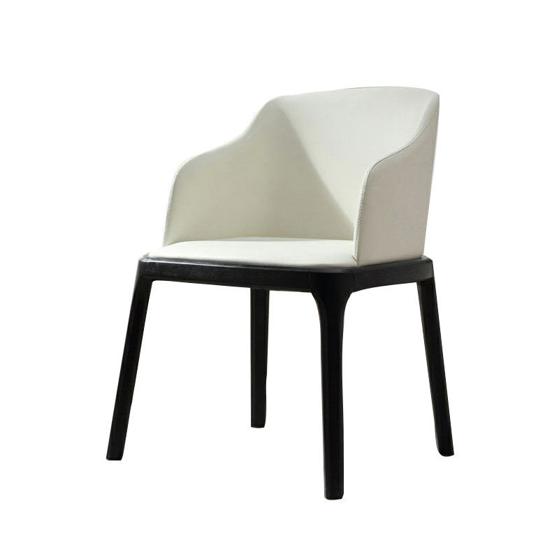 Lugo gris nórdico de lujo silla de comedor tapizada de tela completa estilo moderno de lujo para el mobiliario del comedor