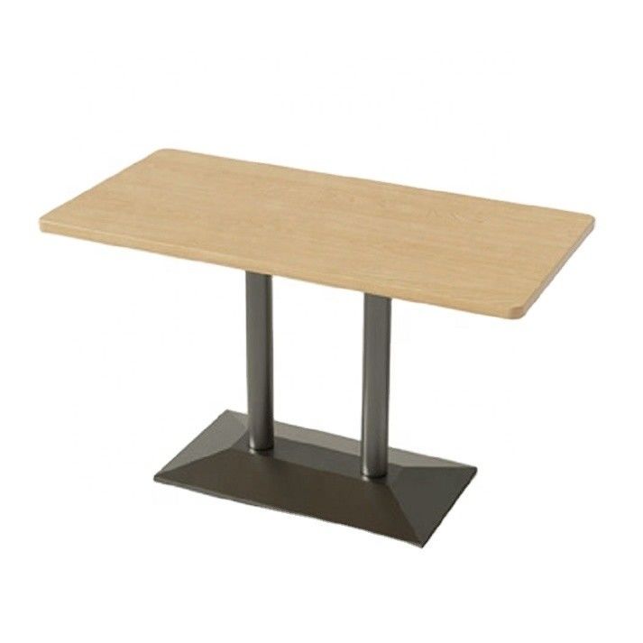 Mesa de comedor redonda de madera maciza y sillas para la leche Negociación de la tienda de té Café Restaurante occidental comida rápida Snack Bar