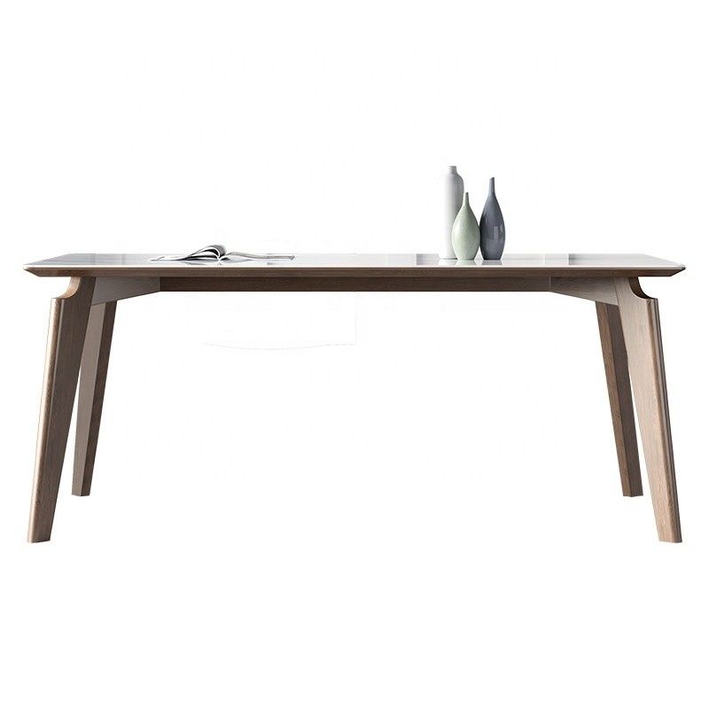 Diseños modernos Mesa de comedor de madera sólida para dormitorio y comedor