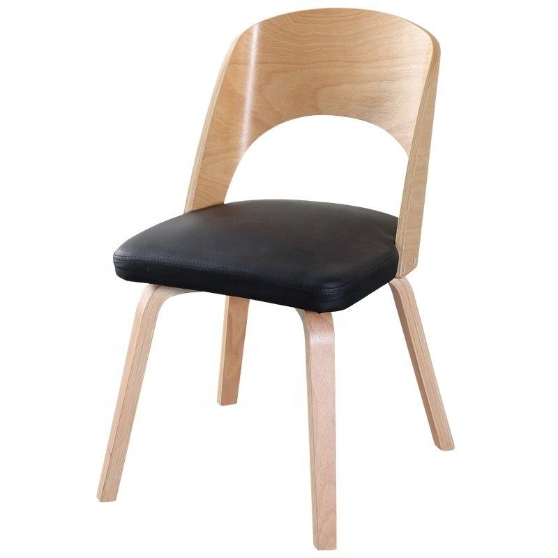 Diseño clásico Restaurante moderno Silla de comedor de cuero PU para sala de estar dentro de muebles de comedor