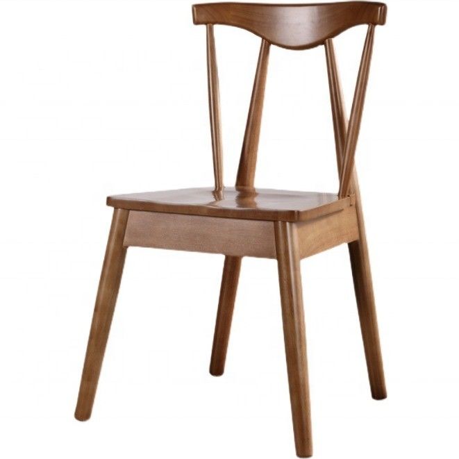 Silla de comedor nórdica de madera negra moderna para Europa de lujo Restaurante Hotel Muebles de sala de estar en estilo de diseño