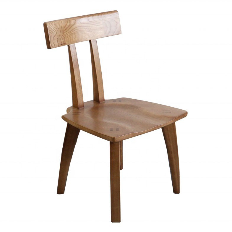 Moderno negro de color nuez Madera nórdica Europa lujosa silla de comedor dentro del límite de peso 150kg Embalaje de correo Y