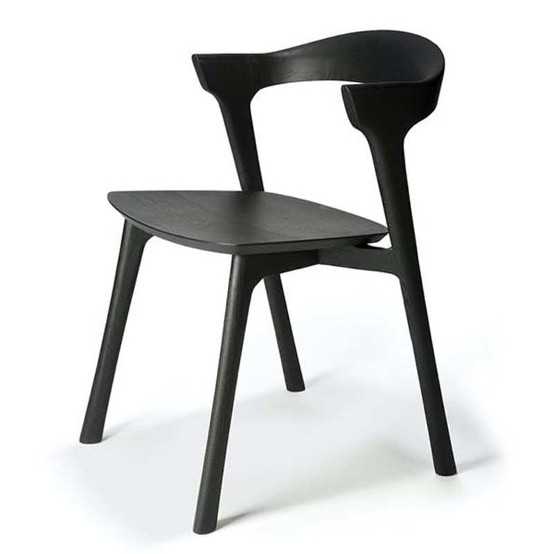 Confortable y elegante silla de ocio de madera nórdica para el Hotel Garden Coffee Shop 53cm*50cm*76cm
