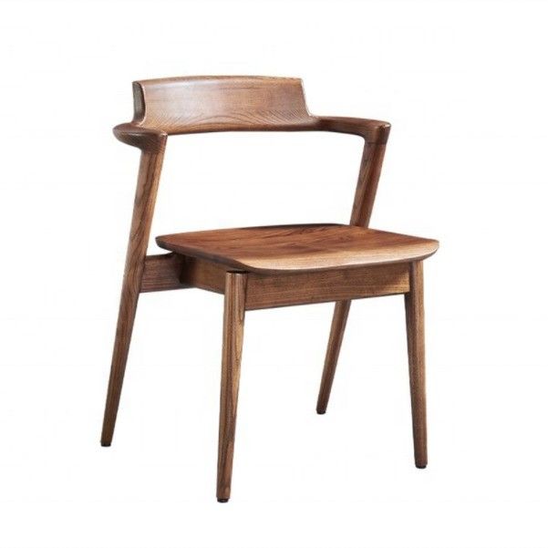 Silla de comedor específica sillas de madera sólida de nuez para restaurante de Tianjin Lulu Muebles de comedor