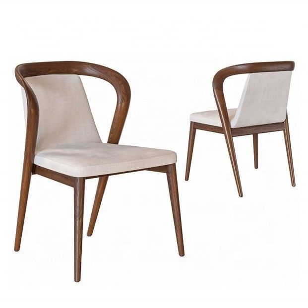 Apartamento silla de comedor de madera sólida nórdica silla de negociación simple moderna silla de ocio estilo sillón silla de ocio