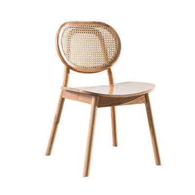 Muebles de madera maciza de hotel de lujo de época silla de comedor para restaurante en negro