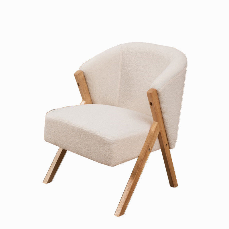 Diseño de sala de estar W58*D68*H78CM Nordic Lounge Ocio Sofá de madera silla para servicio OEM Aceptado