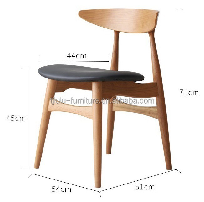 Colores personalizados de madera maciza espalda redonda silla de comedor nórdica para hotel restaurante banquete y hogar en estilo clásico moderno