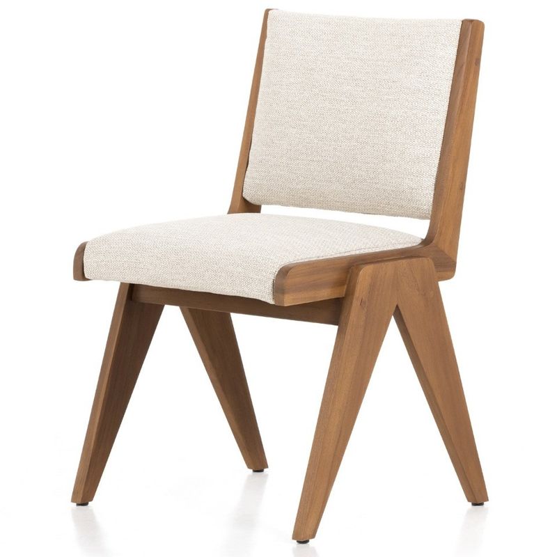 Silla de comedor de madera maciza de tejido moderno tapizada para restaurantes Hoteles Muebles generales para el hogar