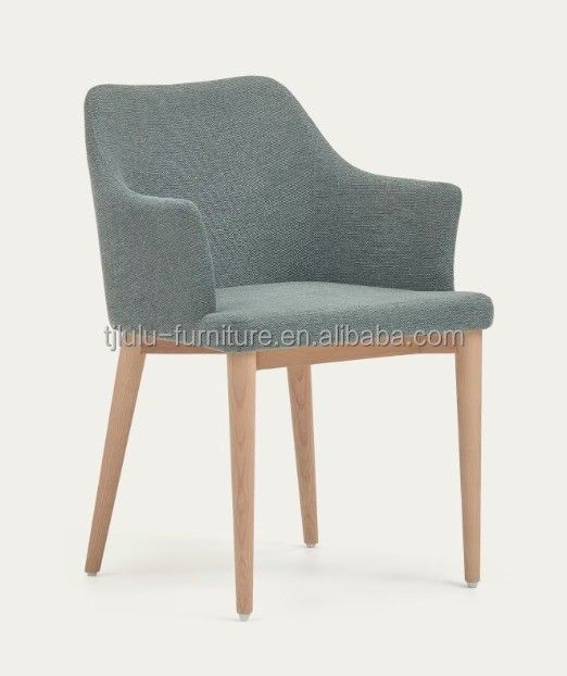 Silla de descanso de madera de piernas sólidas para el salón de la sala de estar