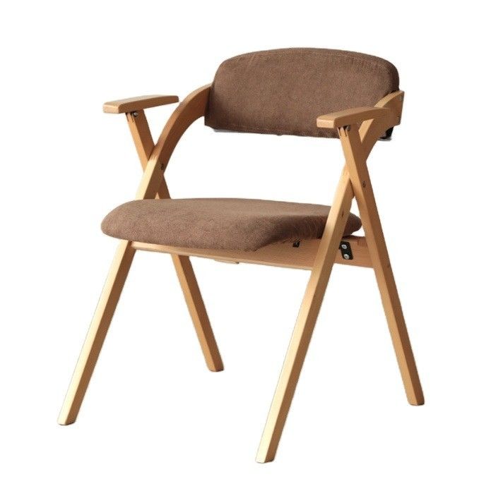 Muebles para el hogar duraderos Silla plegable de madera plegable moderna para restaurante y sala de estar