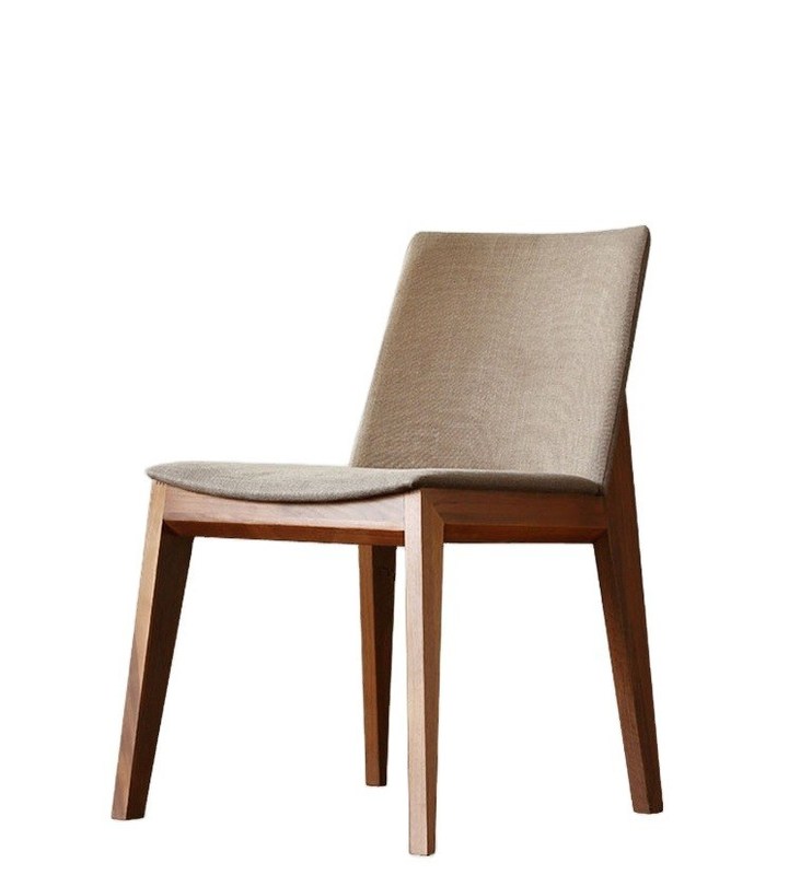 Villa de madera maciza sillas de mesa con acabado de nitrolacquer y diseño moderno para comedor restaurante y hotel