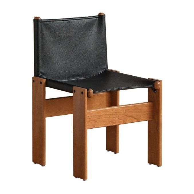 Silla de comedor de madera para el salón Muebles de la sala de estar en el paquete de correo