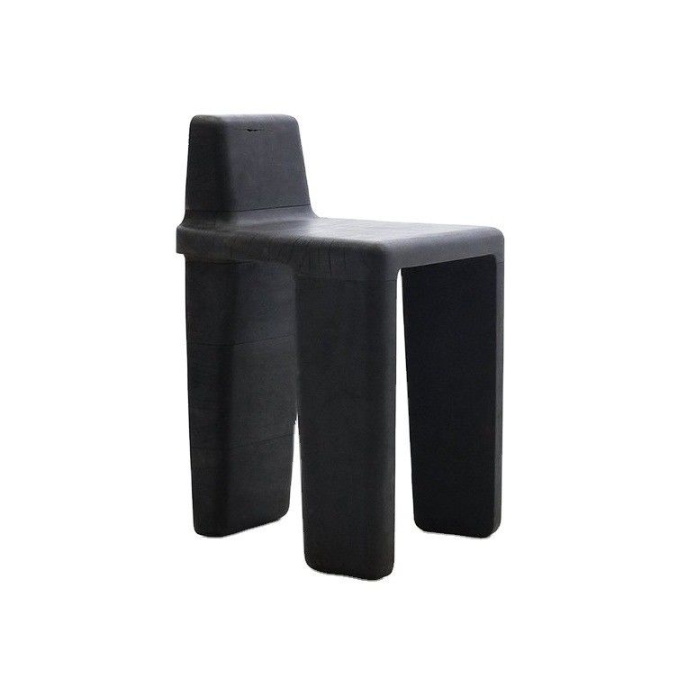 Diseño moderno asiento de madera silla de comedor sala de estar taburete de bar acabado nitrolacquer para la oficina del hogar