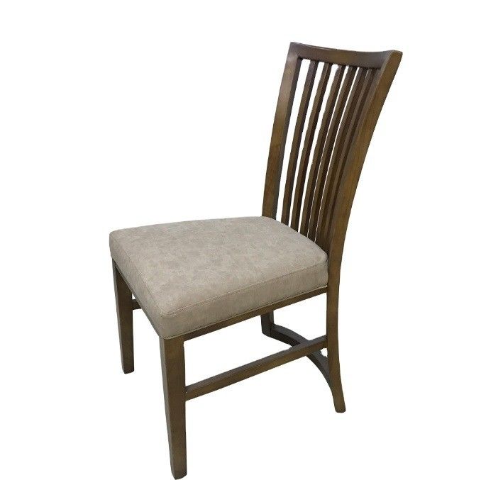 Muebles de interior de diseño moderno y simple Muebles de comedor sólido de roble silla de restaurante de madera Muebles de sala de estar Embalaje de correo N W48*D57*H88CM