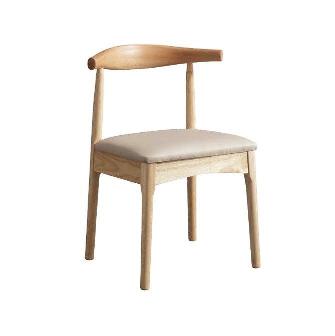 Silla de comedor de nitrolacquer de ratan y madera sólida para muebles de hoteles y restaurantes en estilo moderno nórdico