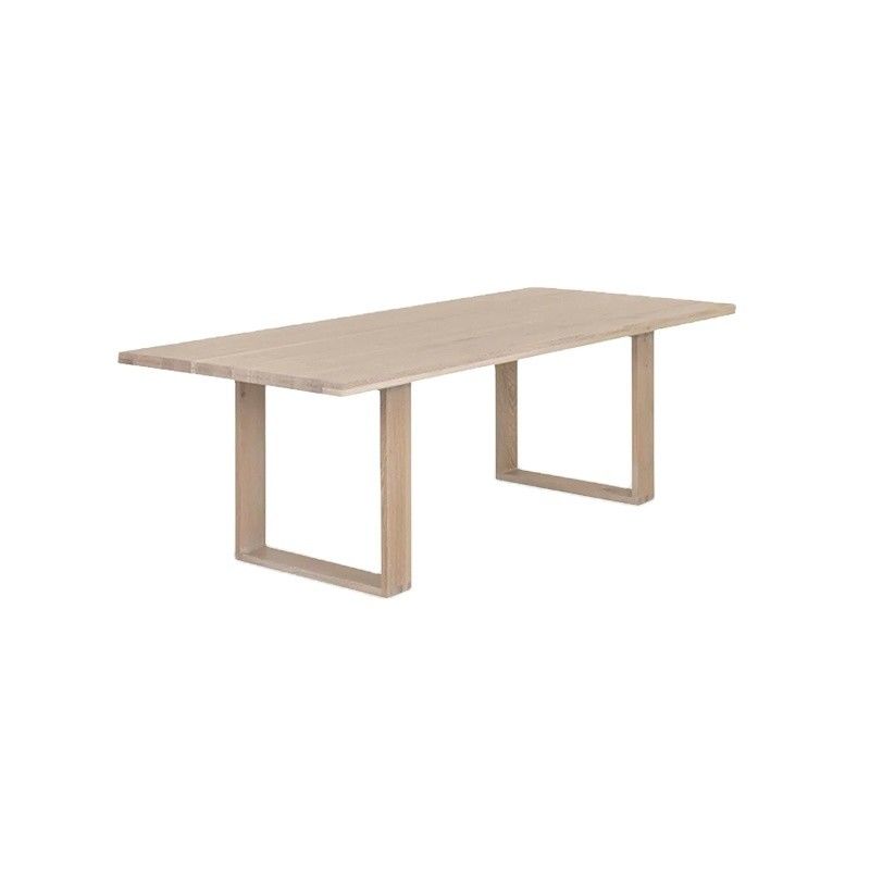 Asiento de lujo japonés Muebles de comedor Mesa rectangular de madera maciza Mesa de comedor sin villa plegada para villa