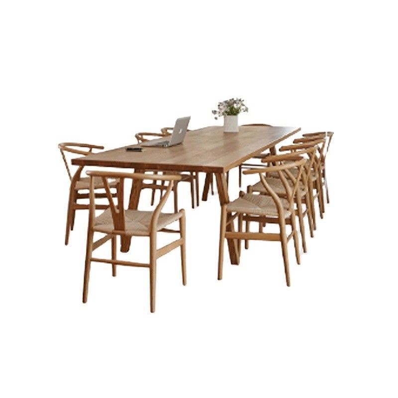 Embalaje de correo N Muebles de restaurante de diseño japonés sillas de comedor de madera maciza para restaurante