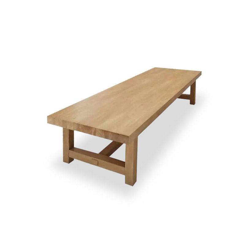 Moderno de lujo nórdico Restaurante Restaurante Muebles de comedor Conjunto de muebles robusto de pinos Material de cubierta para el hogar Mesa de comedor de madera