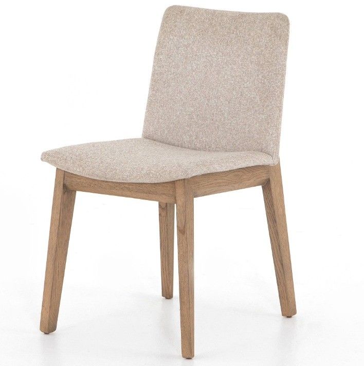 Madera natural de madera sólida Recreación de la oficina trasera de la casa Tapicería de estilo nórdico Silla de comedor para la escuela
