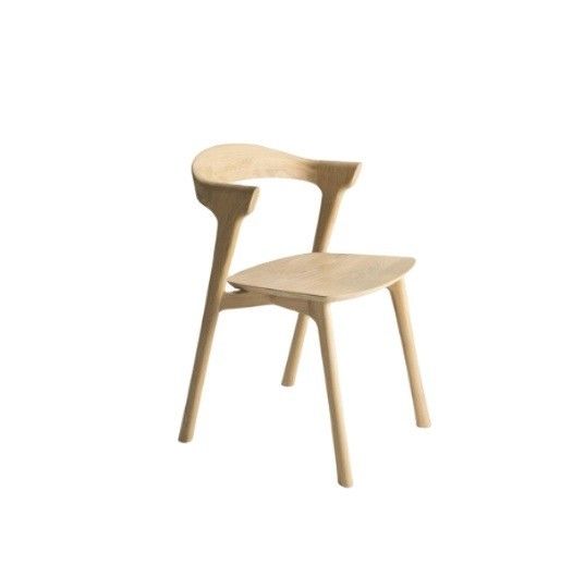 Silla de comedor de madera sólida de estilo moderno europeo para muebles de hotel en madera de ceniza