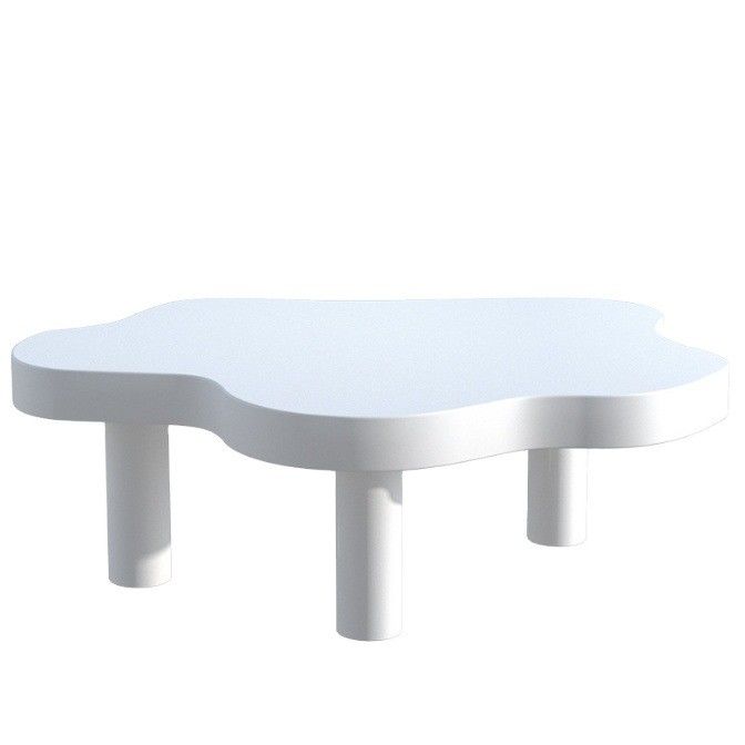 Mesa de diseño sencillo para Parque de té y café Muebles de sala de estar de madera sólida occidental