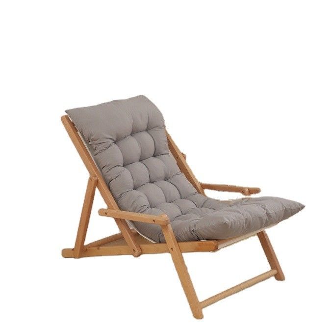 Sofá plegable de tejido de madera moderno silla de estilo nórdico Muebles de sala de estar con color personalizado y acabado de nitrolacquer