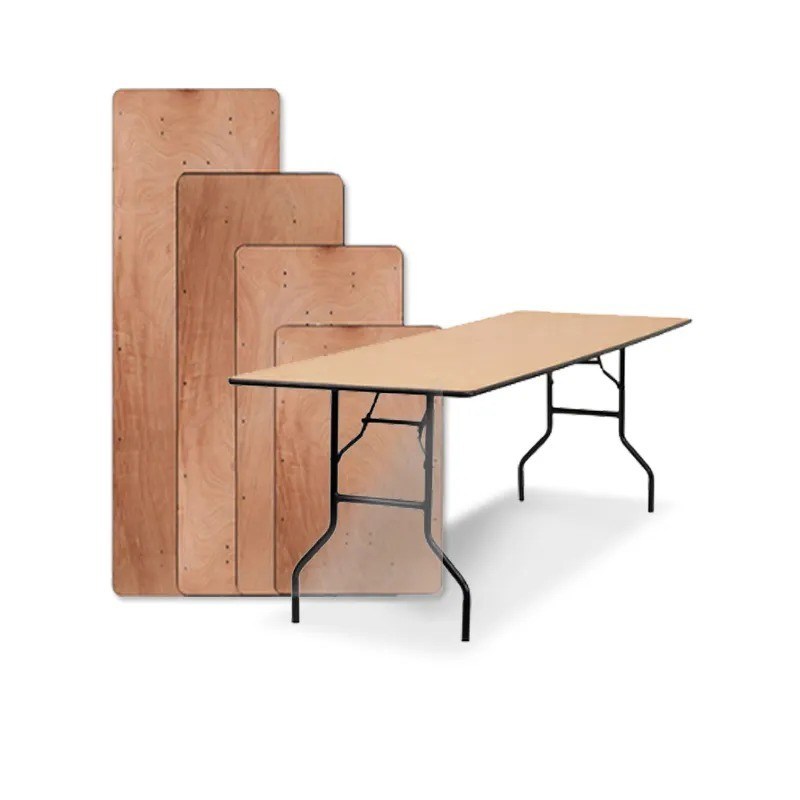 Mesa de comedor específica Nitrolacquer de acabado estilo industrial