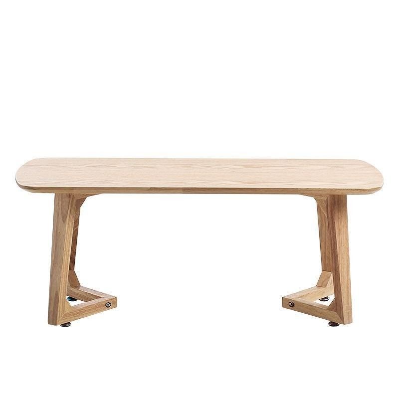 Muebles de mesa de café de madera sólida moderna con acabado de nitrolacquer para el salón Muebles de estilo nórdico