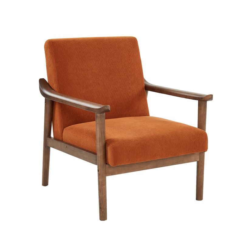 Sillón de sofá de madera sólida Sillón de sofá de madera sólida con paquete de correo en estilo silla de ocio
