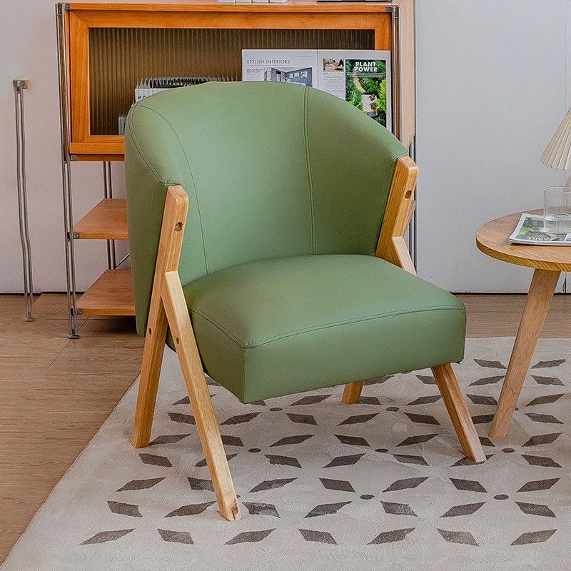 Silla de madera nórdica moderna Marco de madera sólida de ceniza resistente para diseño hotelero Sillones de sofá de madera de lana de cordero de terciopelo