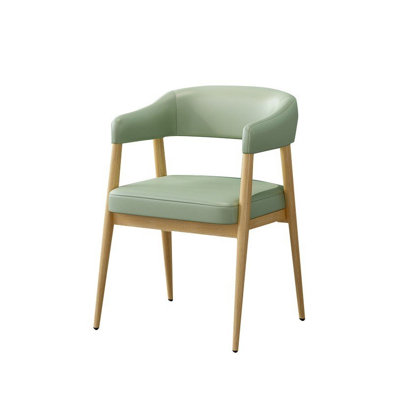 Silla de asiento blando de estilo moderno para el salón y el hotel Silla de comedor de madera de tejido sólido de diseño moderno