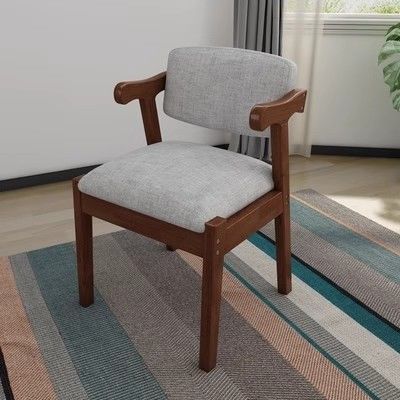 Sillones de restaurante de cuero PU de madera sólida moderna para muestras de comedor dentro de muebles generales para el hogar