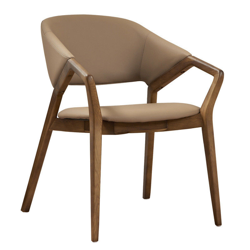 Muebles de comedor modernos W58*D61*H80CM Silla nórdica sillas de madera sólida para restaurante