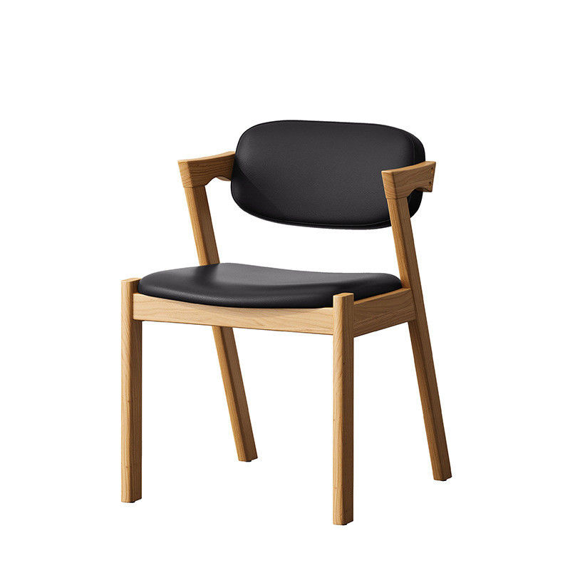 Muebles para el hogar modernos silla de comedor de madera sólida natural para restaurantes silla nórdica muebles de comedor