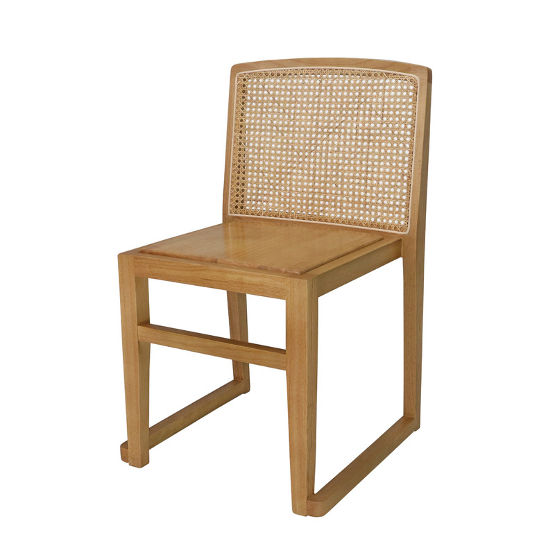 Modern U Reposacorrea de Rattan apilada sillas de comedor de madera sólida sin plegado perfecto para restauración de hoteles mejoramiento y renovación