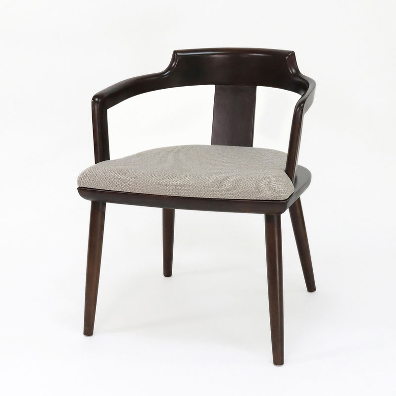 Silla de comedor de madera de lujo plegada para muebles para el hogar Tapicería de tela personalizada Muebles de madera sólida General